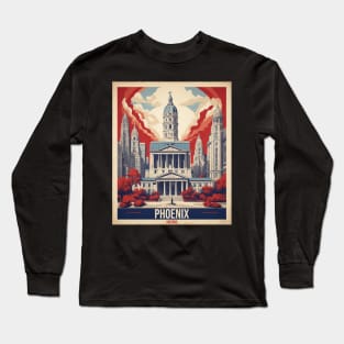 Phoenix USA Vintage Tourism Travel Long Sleeve T-Shirt